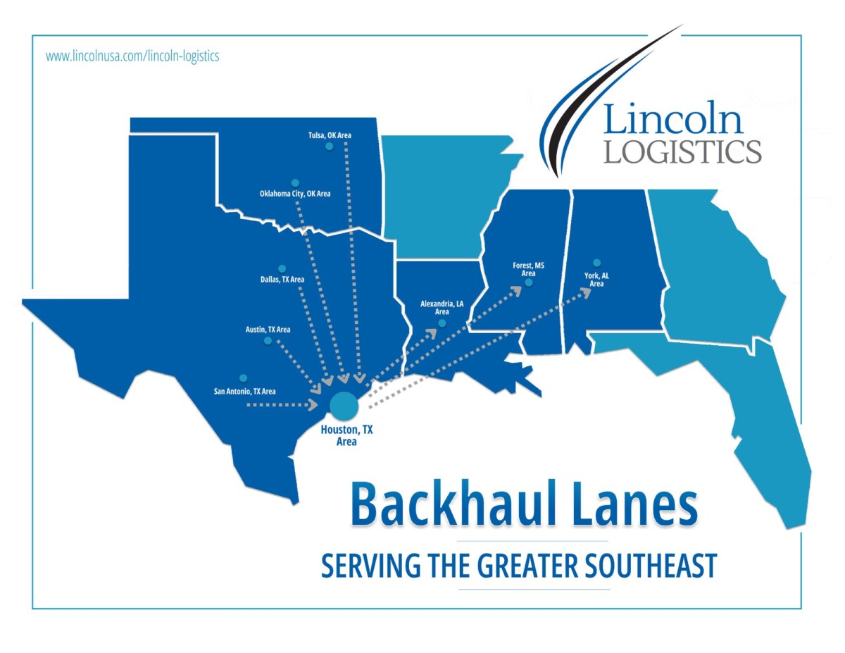 Backhauls Map 4-16-25